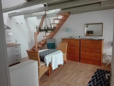 Ein Bett oder Betten in einem Zimmer der Unterkunft Maisonette 
