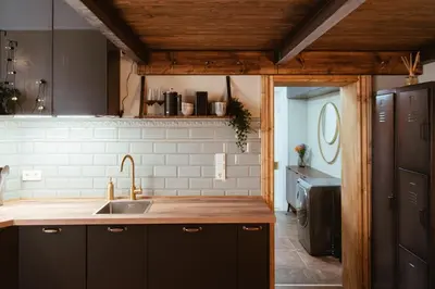 Ein Badezimmer in der Unterkunft LoftBrücke, Apartment am Platz der Luftbrücke