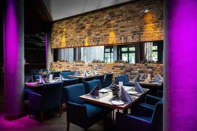Ein Sitzbereich in der Unterkunft GINN Hotel Berlin Potsdam