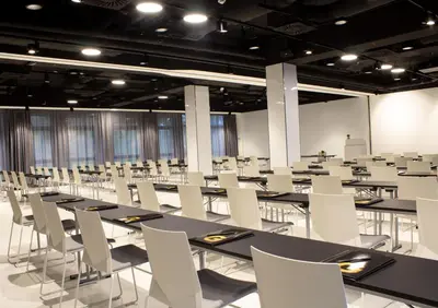 Der Geschäftsbereich oder Konferenzraum in der Unterkunft GINN Hotel Berlin Potsdam