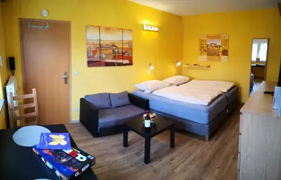 Ein Bett oder Betten in einem Zimmer der Unterkunft Havelapartments
