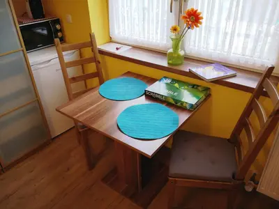 Küche/Küchenzeile in der Unterkunft Havelapartments