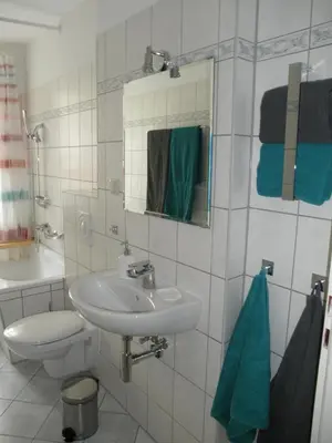 Ein Badezimmer in der Unterkunft Appartement Cécile