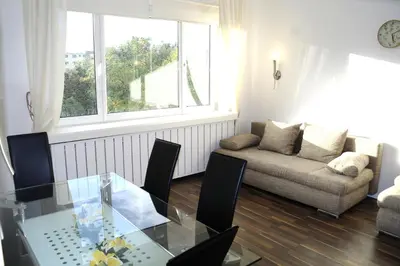 Ein Sitzbereich in der Unterkunft Heart of Berlin