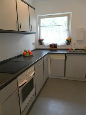 Küche/Küchenzeile in der Unterkunft Central Apartments