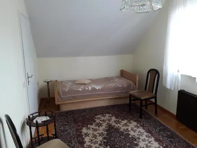 Ein Bett oder Betten in einem Zimmer der Unterkunft Ferienunterkunft in Berlin-Pankow Rosenthal