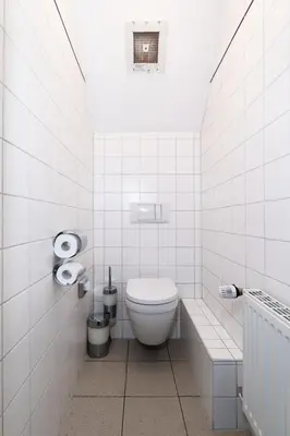 Ein Badezimmer in der Unterkunft Pension zur Schleuse Kleinmachnow