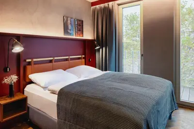 Ein Bett oder Betten in einem Zimmer der Unterkunft Downtown Apartments Mitte-Wedding