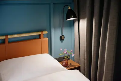 Ein Bett oder Betten in einem Zimmer der Unterkunft Downtown Apartments Mitte-Wedding