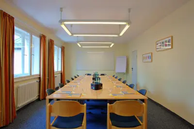 Der Geschäftsbereich oder Konferenzraum in der Unterkunft Hotel Morgenland