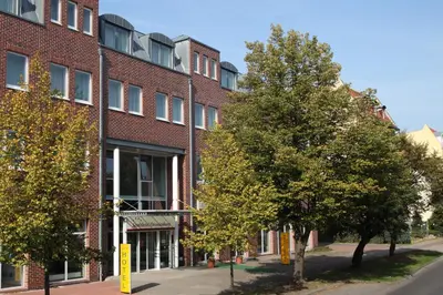 Das Gebäude in dem sich das Hotel befindet