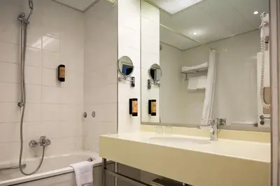 Ein Badezimmer in der Unterkunft Sylter Hof Berlin