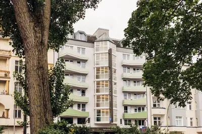 Das Gebäude in dem sich das Hotel befindet