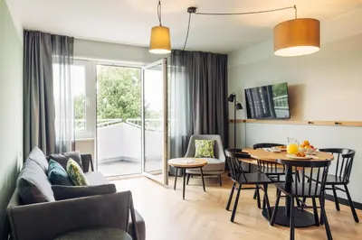 Ein Sitzbereich in der Unterkunft harry's home Berlin-Moabit hotel & apartments