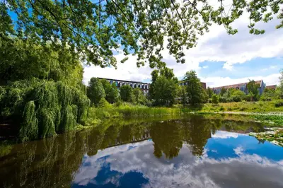 Naturlandschaft in der Nähe des Aparthotels