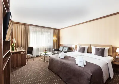 Ein Bett oder Betten in einem Zimmer der Unterkunft Living Hotel Berlin Mitte