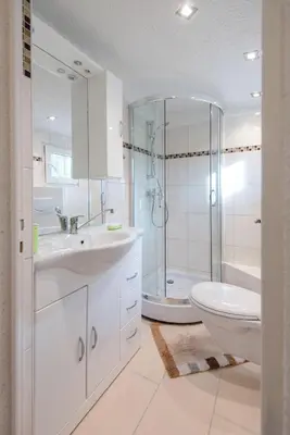 Ein Badezimmer in der Unterkunft HausMeise