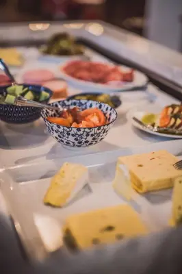 Essen im Hotel oder in der Nähe