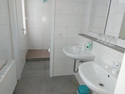 Ein Badezimmer in der Unterkunft Hotel Sperlingshof