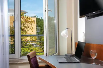 TV/Unterhaltungsangebot in der Unterkunft Seminaris SeeHotel Potsdam