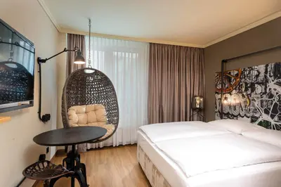 Ein Bett oder Betten in einem Zimmer der Unterkunft Seminaris SeeHotel Potsdam