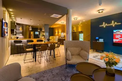 Ein Sitzbereich in der Unterkunft Best Western Hotel Kantstrasse Berlin