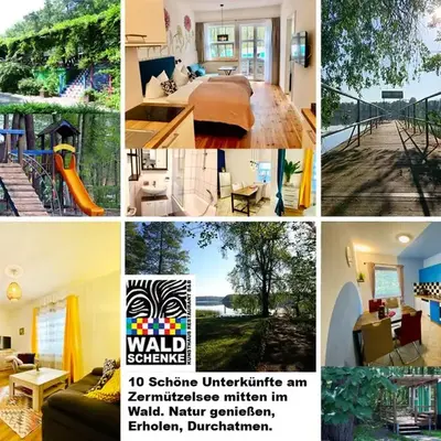 Waldschenke Stendenitz Übernachten im Wald am See