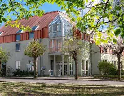Das Gebäude in dem sich das Hotel befindet