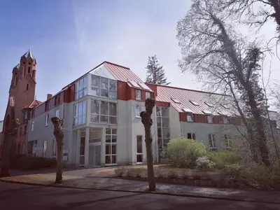 Das Gebäude in dem sich das Hotel befindet