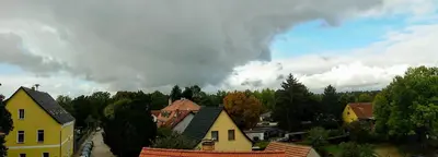 Das Gebäude in dem sich die Ferienwohnung befindet