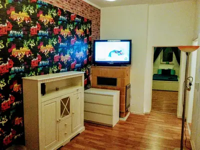 TV/Unterhaltungsangebot in der Unterkunft Schwarzer Adler Ferienwohnung mit 3 Schlafzimmer, WZ, Küche, Bad