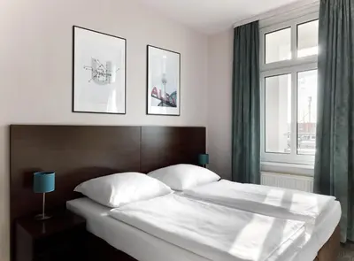 Ein Bett oder Betten in einem Zimmer der Unterkunft Hotel Nova