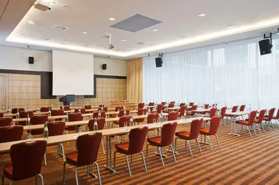 Der Geschäftsbereich oder Konferenzraum in der Unterkunft NH Collection Berlin Mitte Friedrichstrasse