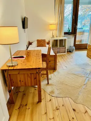 Ein Bett oder Betten in einem Zimmer der Unterkunft Hotel Nest