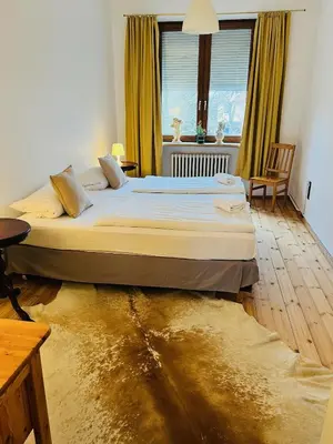 Ein Bett oder Betten in einem Zimmer der Unterkunft Hotel Nest