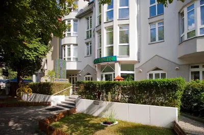 Das Gebäude in dem sich das Hotel befindet