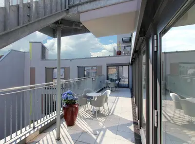 Ein Balkon oder eine Terrasse in der Unterkunft ARCOTEL Velvet Berlin