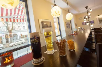 Getränke in der Unterkunft Hotel Kastanienhof