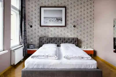 Ein Bett oder Betten in einem Zimmer der Unterkunft Hotel Residenz Begaswinkel