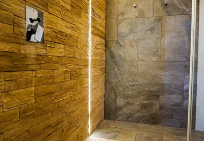 Ein Badezimmer in der Unterkunft Parkresidenz Lychen Ferienwohnung 2