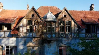 Das Gebäude in dem sich die Ferienwohnung befindet
