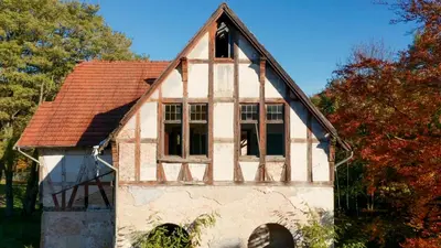 Das Gebäude in dem sich die Ferienwohnung befindet