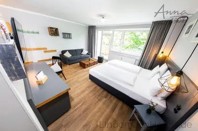 Ein Bett oder Betten in einem Zimmer der Unterkunft Anna 1908