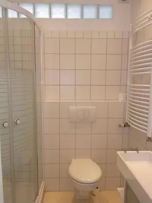 Ein Badezimmer in der Unterkunft City Lodging Apartments