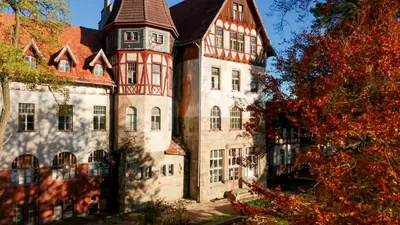 Das Gebäude in dem sich die Ferienwohnung befindet