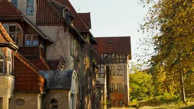 Das Gebäude in dem sich die Ferienwohnung befindet