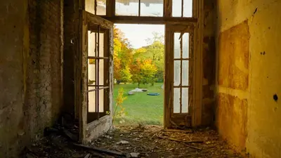 Ein Garten an der Unterkunft Parkresidenz Lychen, Ferienwohnung 9