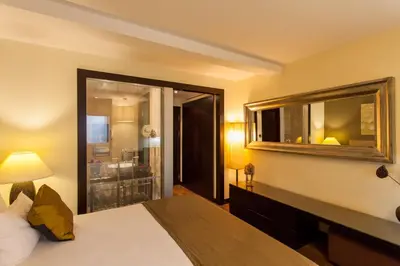Ein Bett oder Betten in einem Zimmer der Unterkunft Quentin Design Hotel Berlin