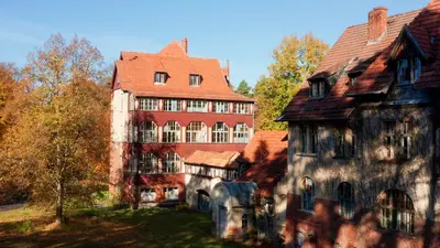 Das Gebäude in dem sich die Ferienwohnung befindet