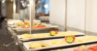 Essen im Hotel oder in der Nähe